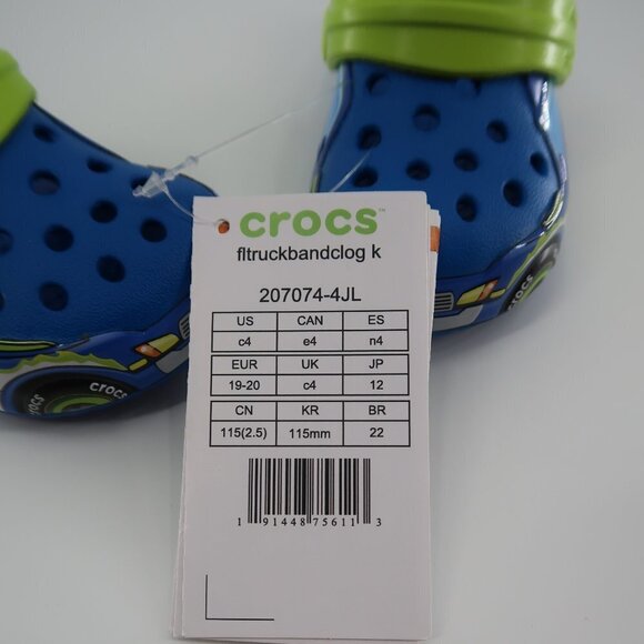 Kids' Crocs Fun Lab Truck Band Clog Size C 4 - Picture 2 of 6